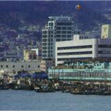 바다에서 본 자갈치 시장 모습 [사진] [건] (1996-10-07)