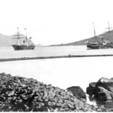 북항에 정박중인 일본기선 [사진] [건] (1884)